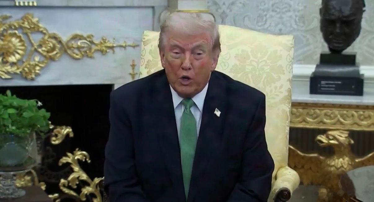 ‼️特朗普谈到北约成员国拒绝协助伊朗行动时说：“我认为，当他们说‘你们做的事情很