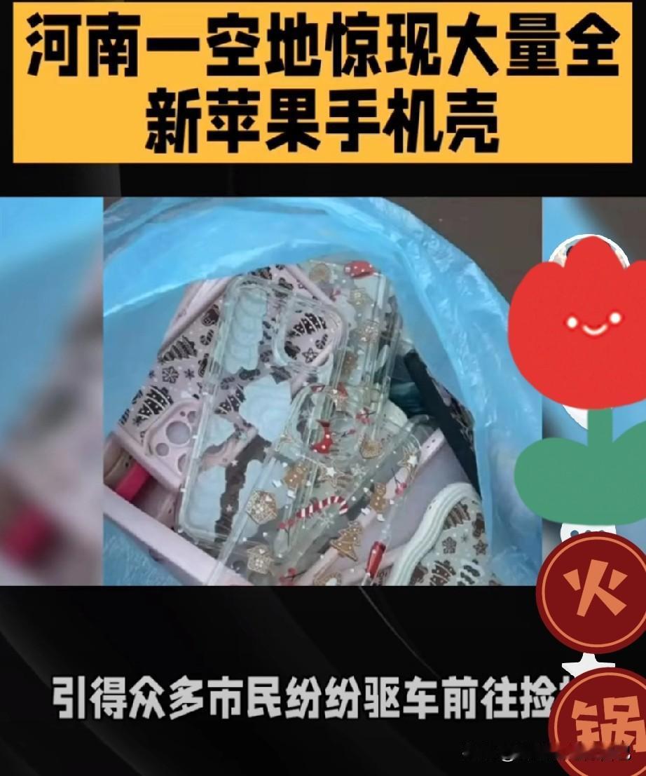 商丘人疯了！空地惊现“手机壳山”，安卓党抢疯苹果党看呆
 
家人们谁懂啊！河南商