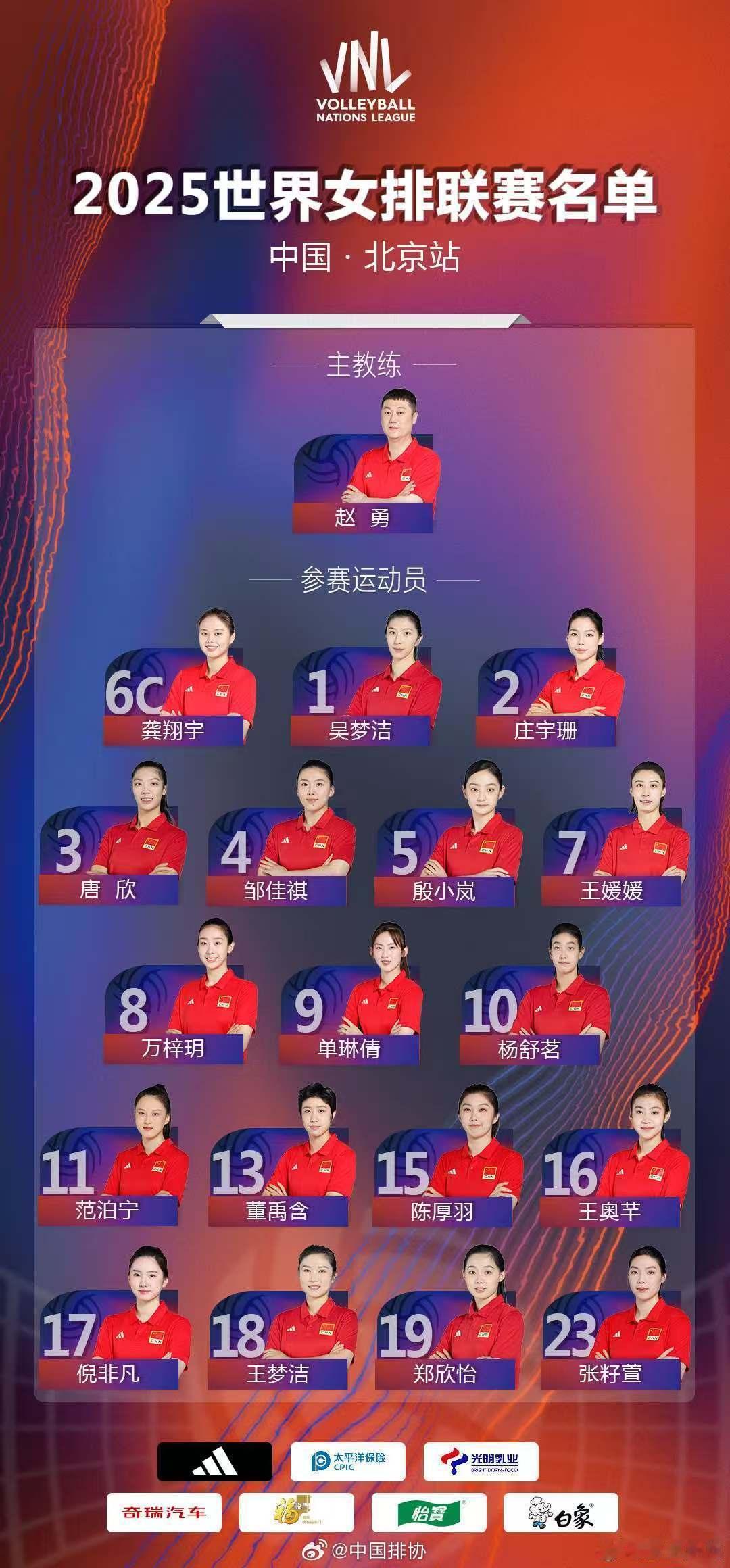 又能看中国女排比赛了 明天中国女排就将迎来新周期的首次国际赛事，19:30对阵比