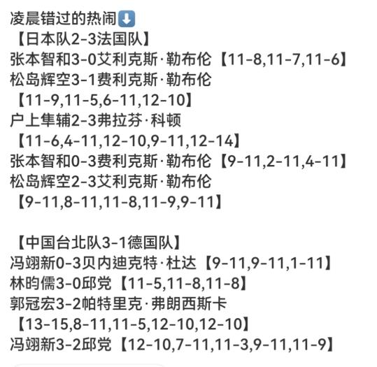 凌晨的热闹真是不容错过！日法简直就是套圈互tong局，林昀儒都有人凑分了！

再