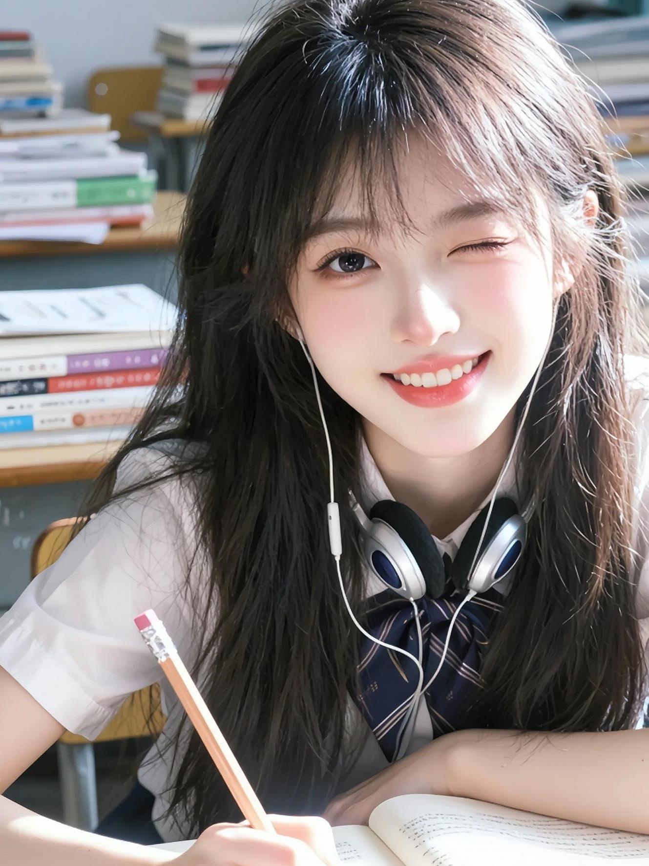 校园元气拍 ai创作 ai质感千金照真有你的 许妍的花语是热烈又清醒 ...