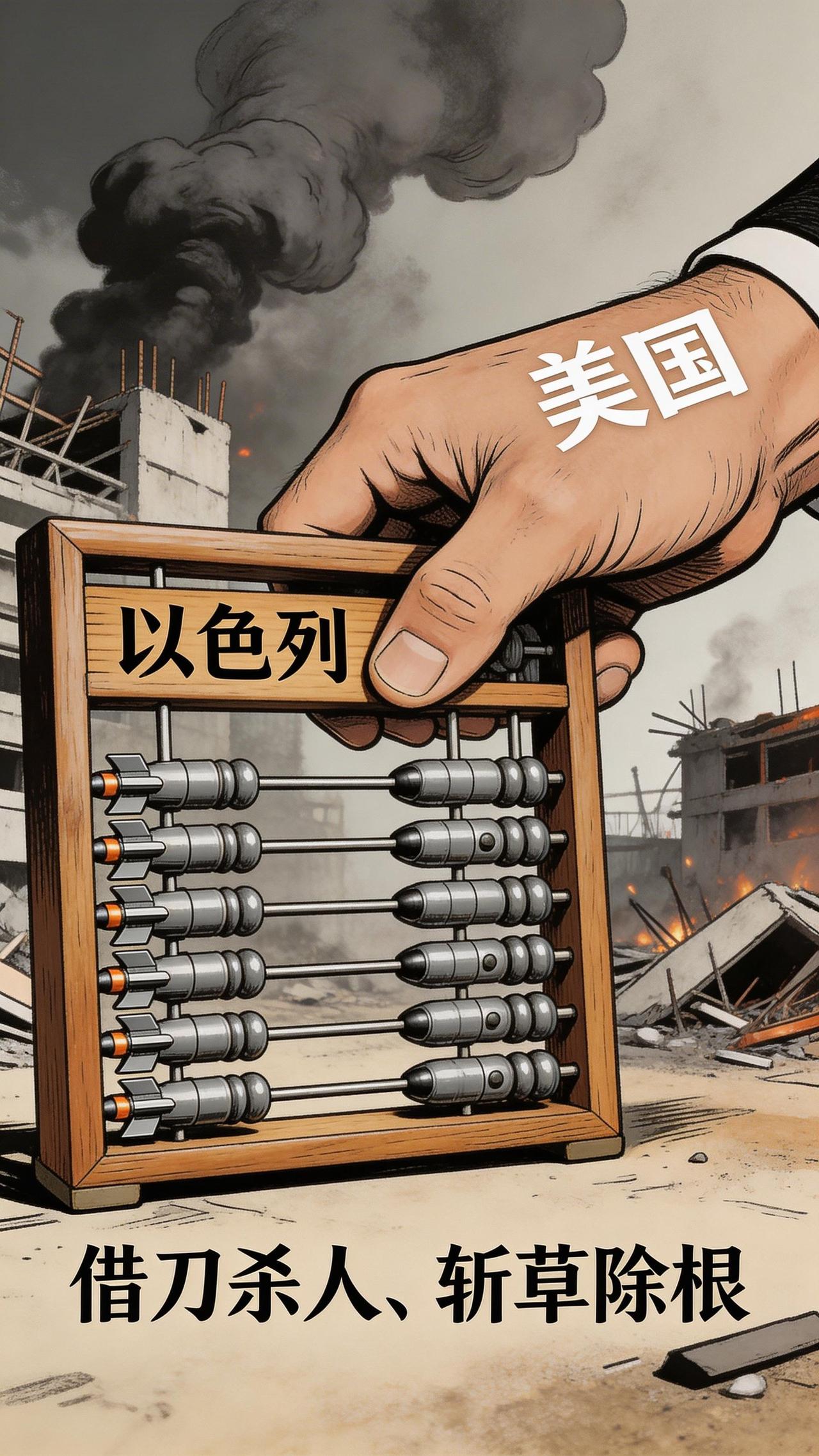 美以联手打击伊朗，根本就是各怀鬼胎、同床异梦，真实目的一眼戳穿：

以色列的算盘