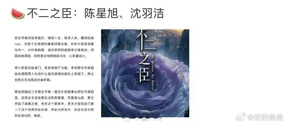 挺好沈羽洁有女主演我暂时就会有好脸色 ​​​