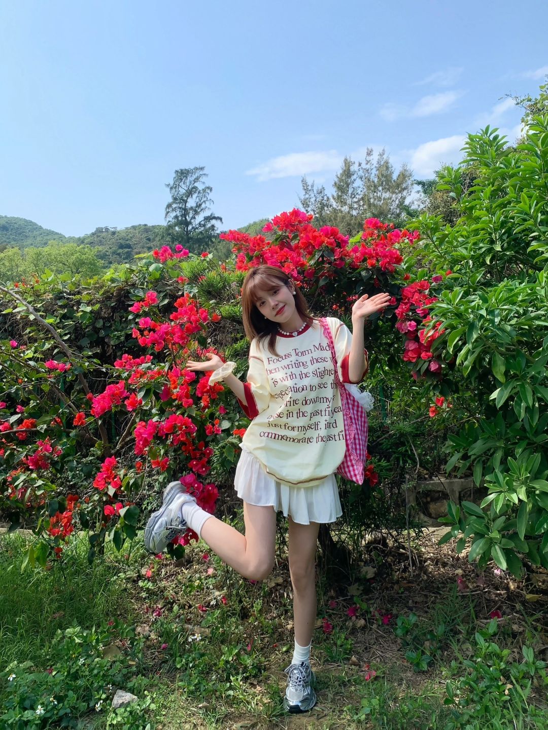 存一些和花花的拍照姿势