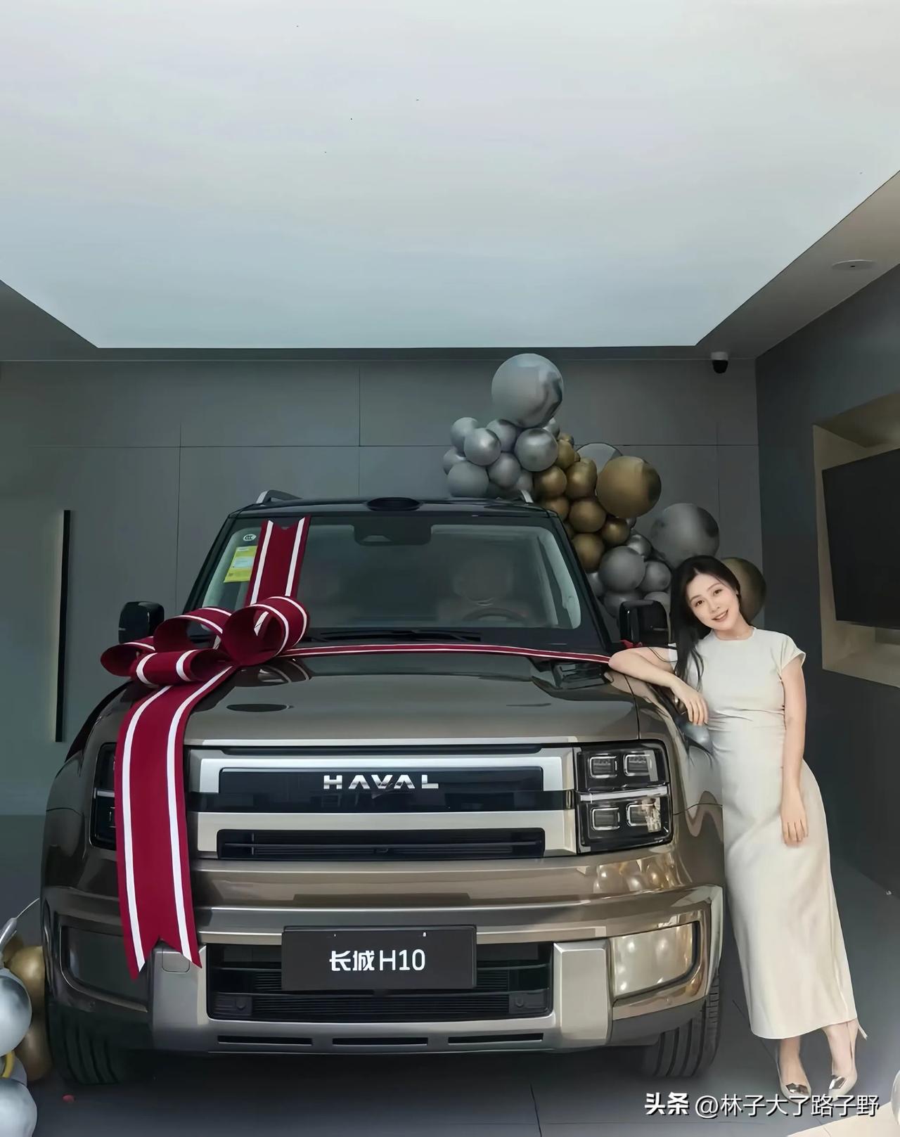 一台起名叫长城H10的哈弗车，一台中大型插混式SUV，作为目前哈弗的当家旗舰SU