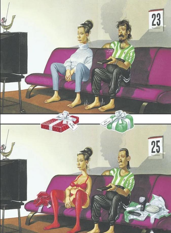 一幅外国讽刺漫画——看不太懂，你懂吗？ ​​​