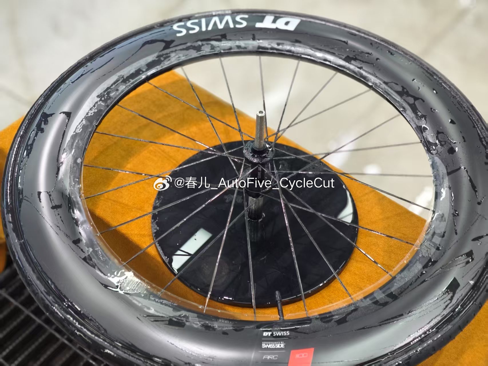 自行车轮组保护膜——DT SWISS ARC 1100 80mm框高专用版型车衣