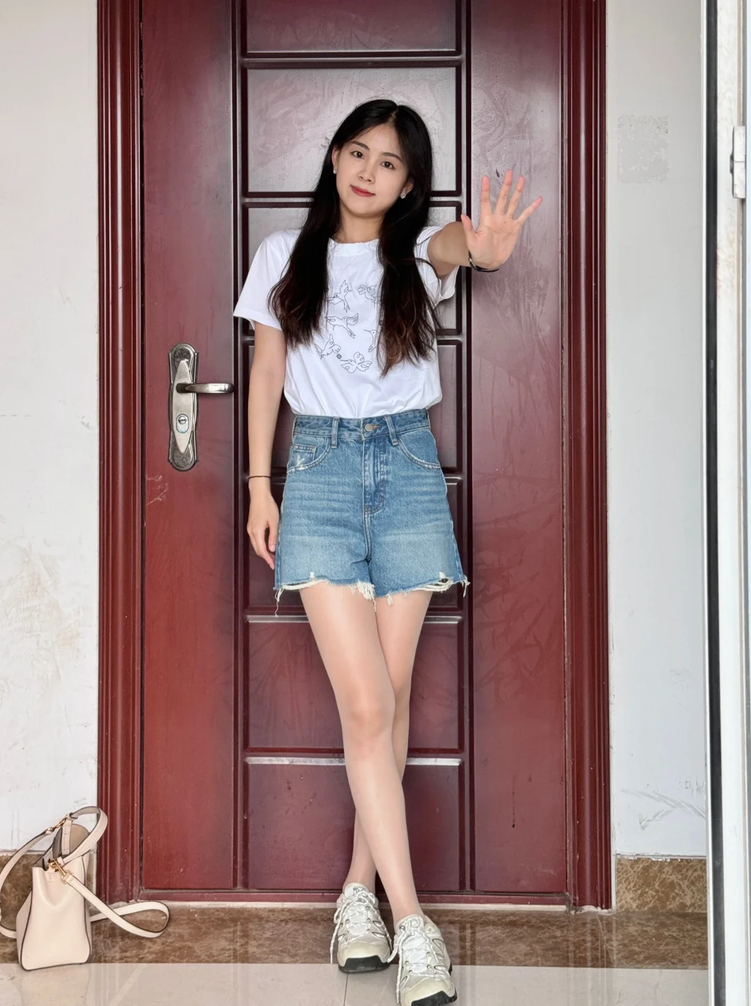 夏天  温柔简单穿搭🩵| 97年大专老师OOTD