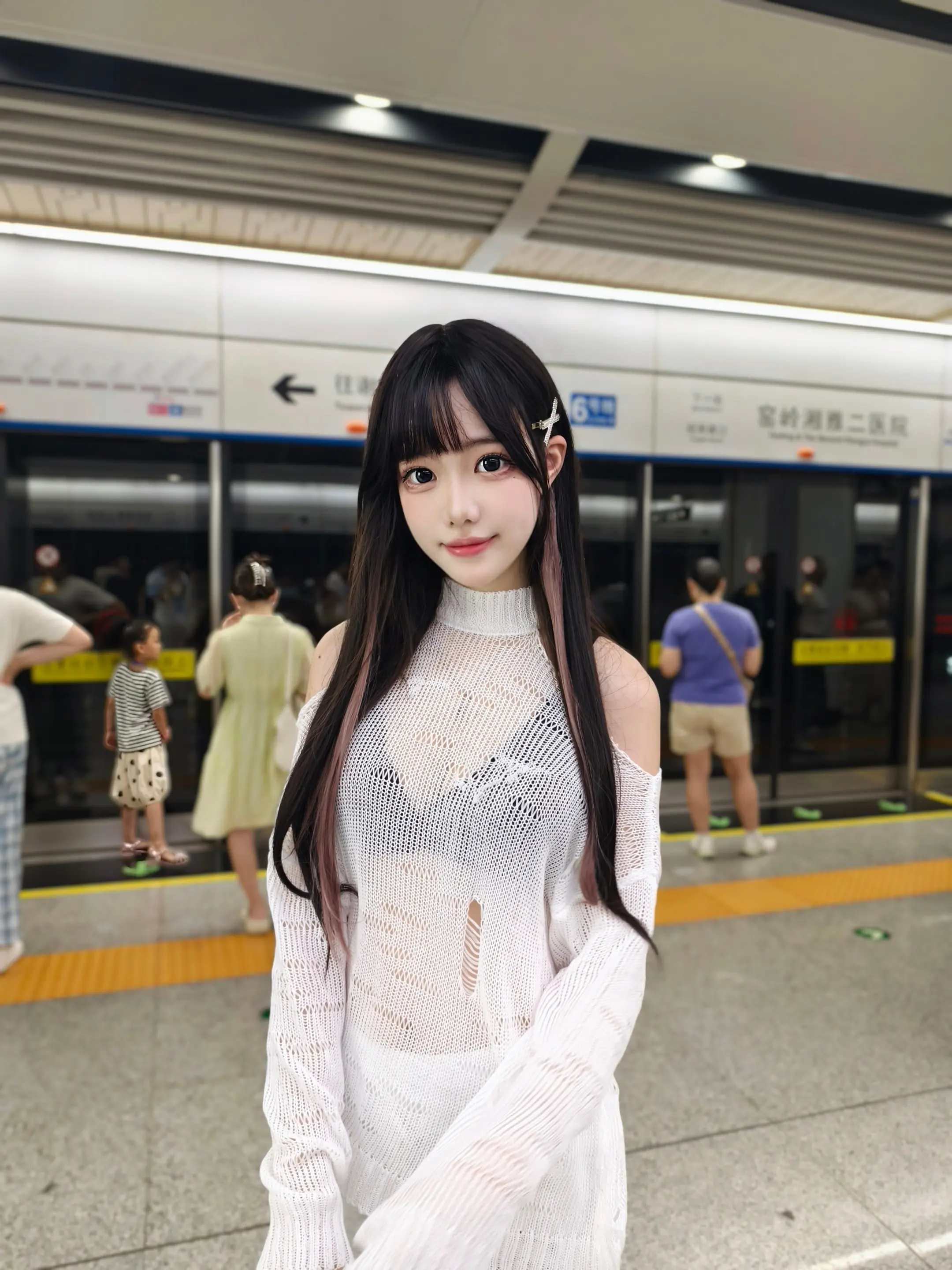 科目二s弯点位和技巧 萌妹子