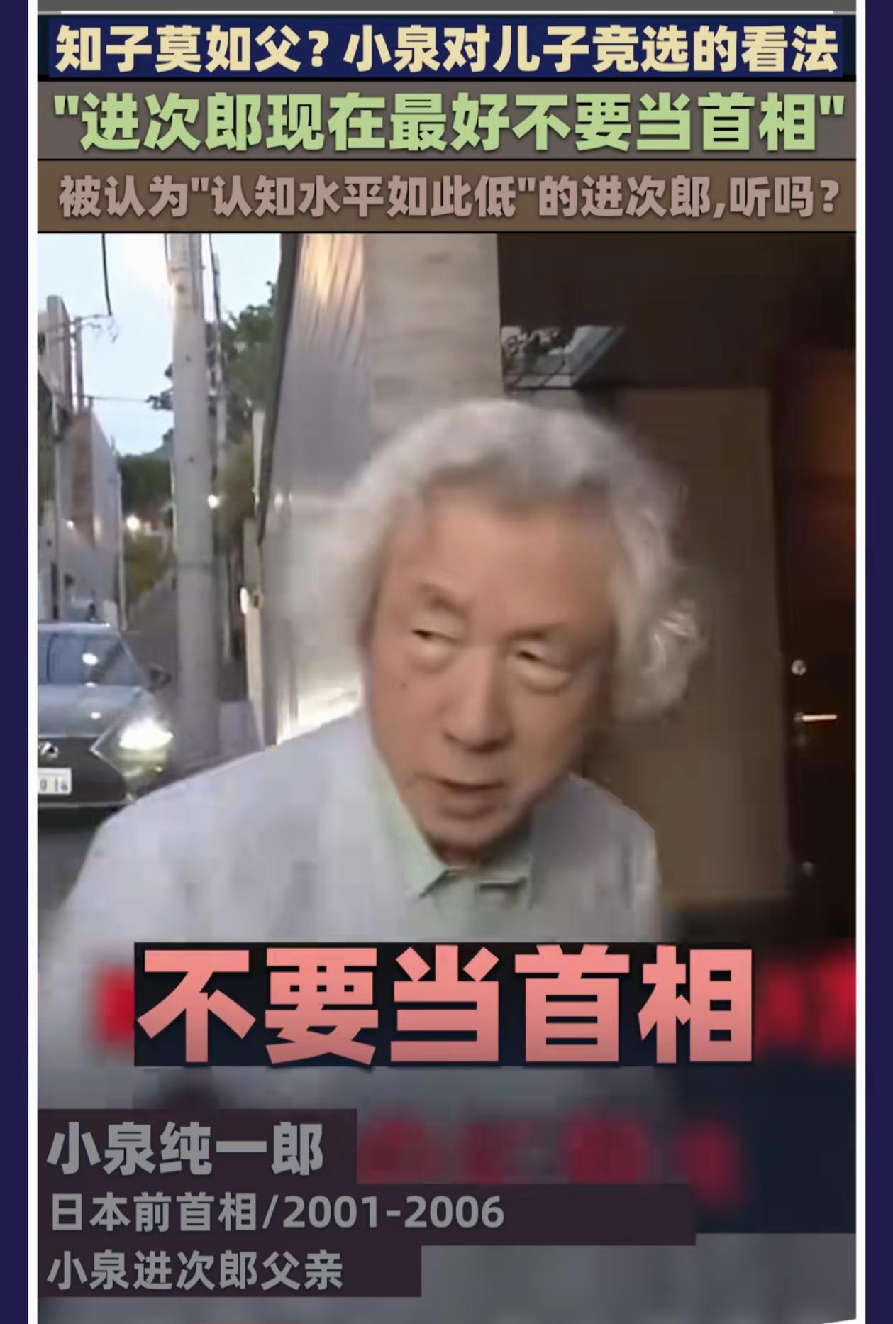 小泉进次郎参加自民党总裁选举，这家伙非常积极亲美，还多次参拜靖国神厕！
但是其父