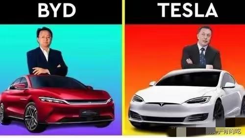 特斯拉新能源汽车的老大地位，100%是保不住了。
从全球市场来看，比亚迪在全球已