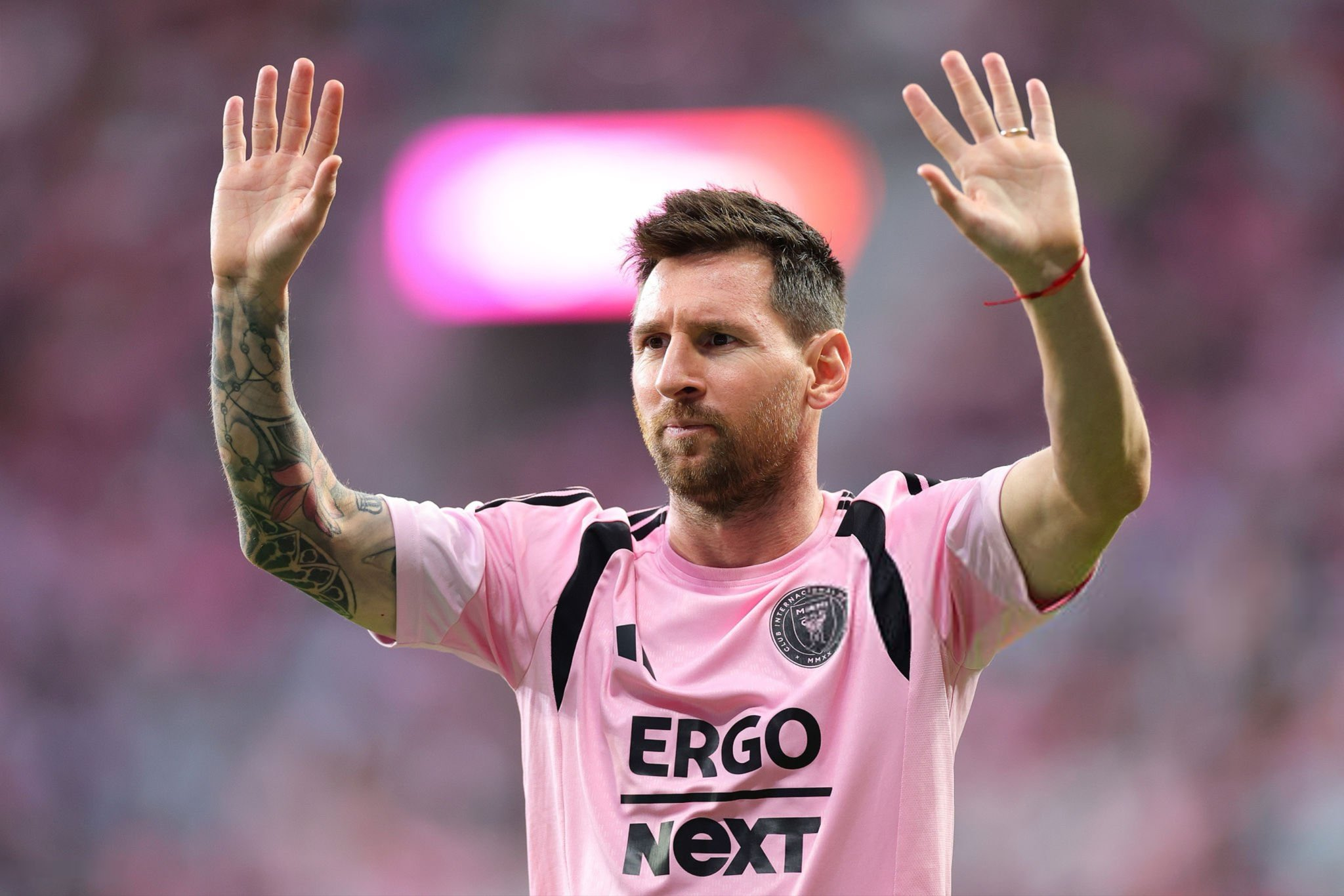 【梅西头球破门&半场1:1】💥美职联第六轮迈阿密国际vs奥斯汀fc 半场1:1