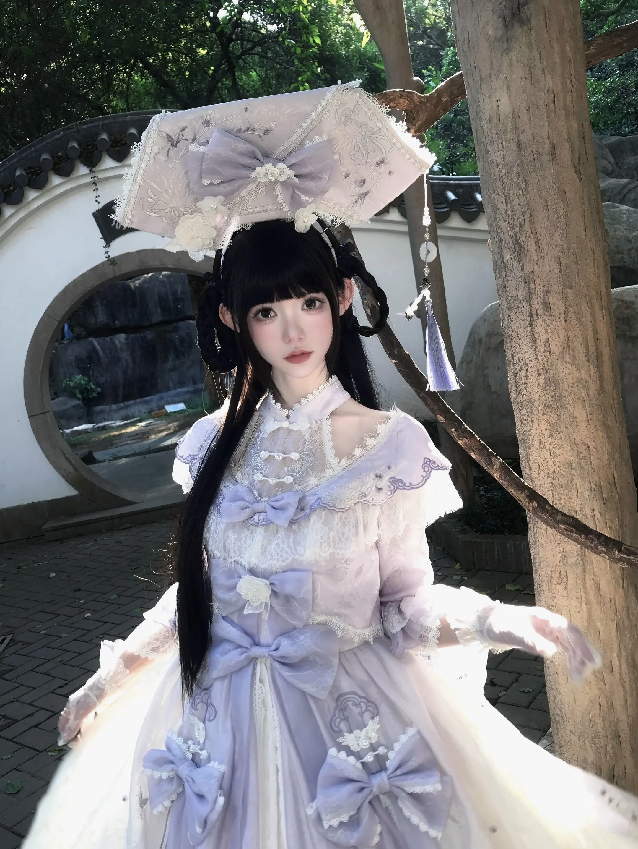 不愧是沈眉庄.. 这条上身真的好美好美！🥰 霜英垂珠是特别优雅的一条...