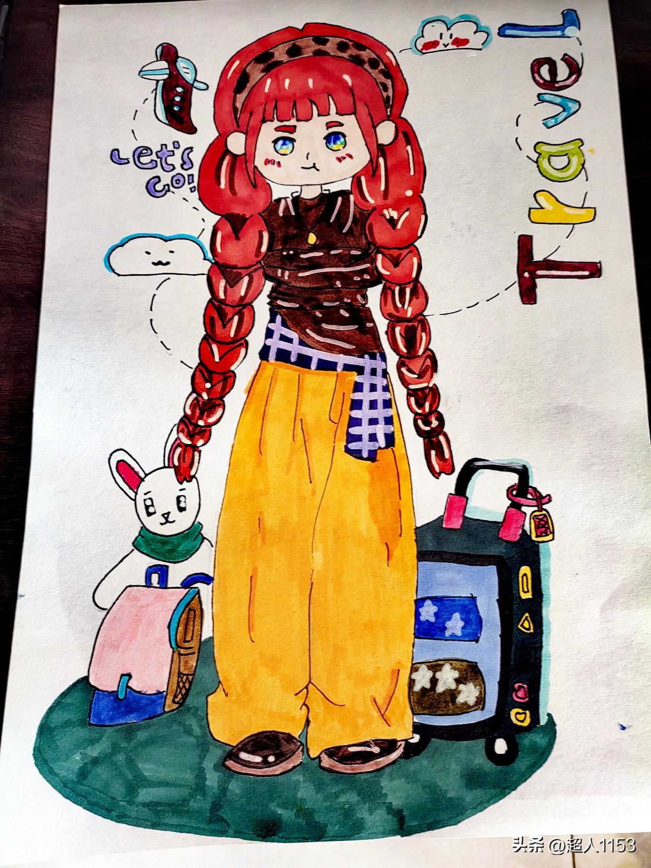 每个周五小宝放学后，
都会去少年宫画画。

因为喜欢画画，
不管任何天气全不怕。