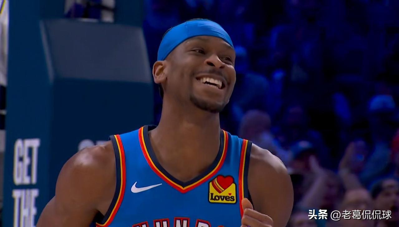 雷霆巨星亚历山大的进攻效率真是太吓人了！在今天雷霆主场迎战掘金的焦点战中，目前双