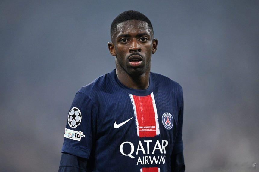 路易斯·恩里克：“我们仍在看到登贝莱的最佳状态。他在进攻和防守两端都是我们的领袖