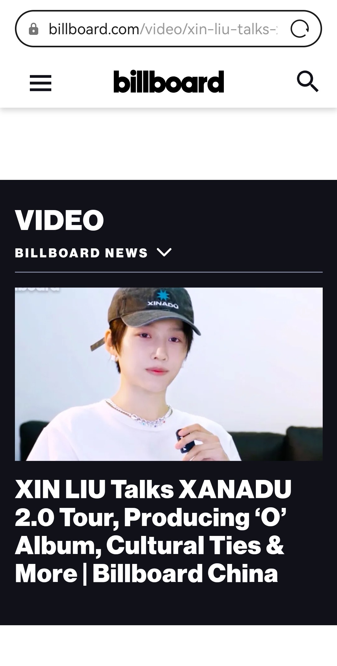 Billboard官网多次报道刘雨昕，认证她是首位登上科切拉的华语女歌手。这次再