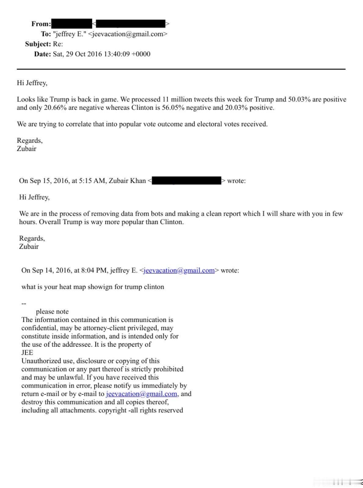 杰弗里·爱泼斯坦与网络安全“天才”祖拜尔·汗合作，利用社交媒体机器人和网络舆论操