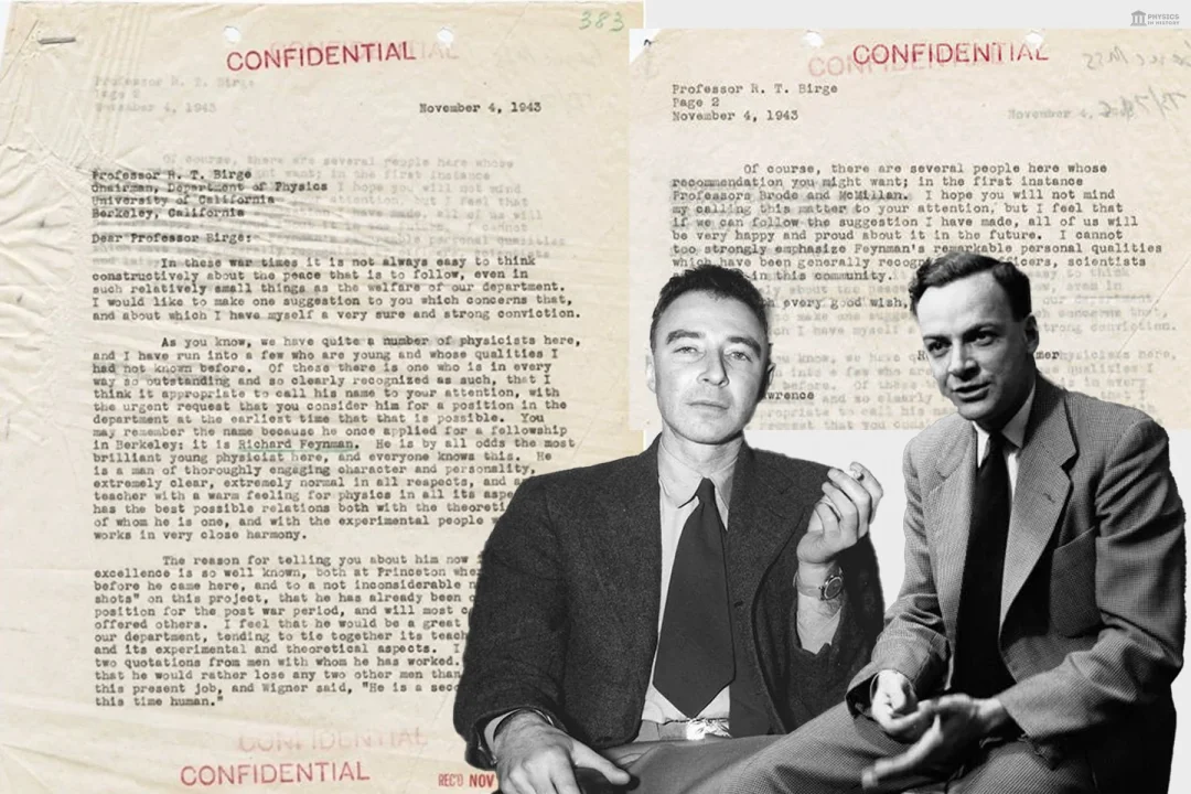 一封写给费曼的推荐信