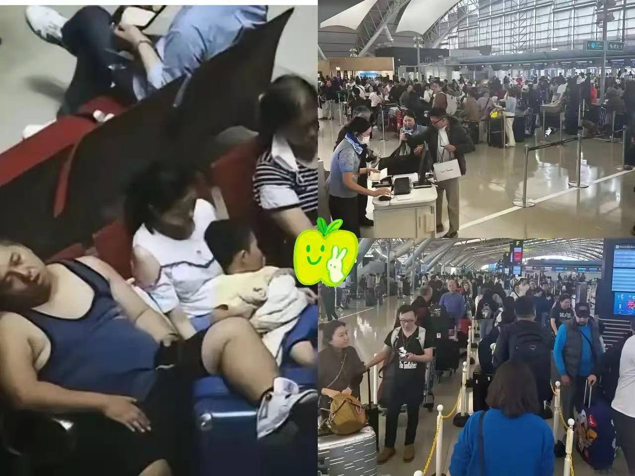 日本机场里打地铺啃泡面的国人，成了最近最讽刺的画面——上周还在嘲笑别人担心安全是