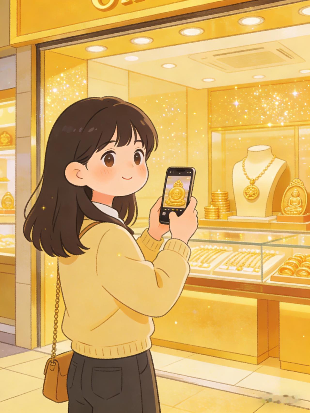 年前，突然有了想给娃屯小金豆的想法，想想存钱不如存黄金，黄金有可能贬值也有可能涨