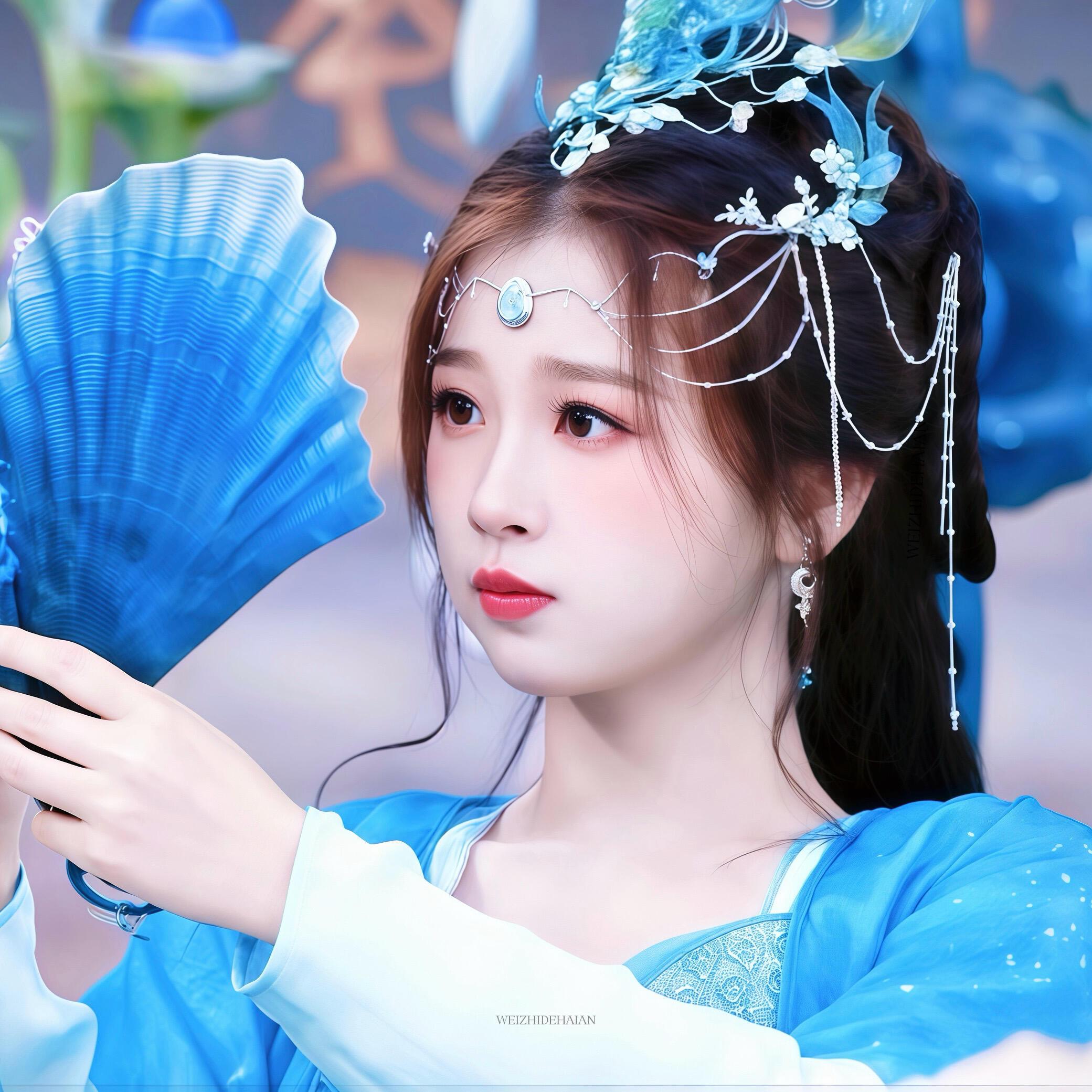 虞书欣长生骨28号试拍昨天和制作团队在围读，期待正式开机！ 