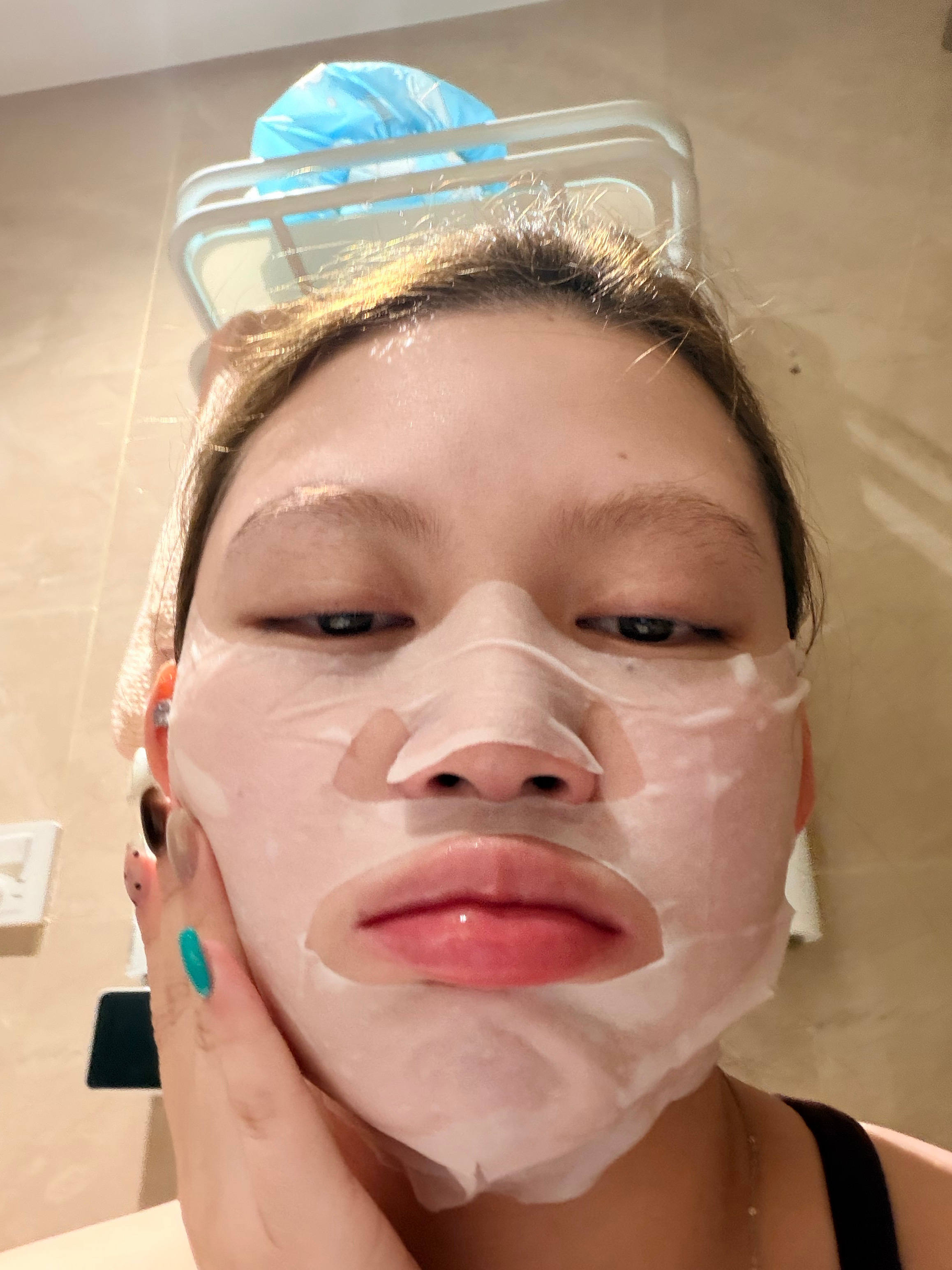 早上坏闺蜜 今天要拍三套写真 