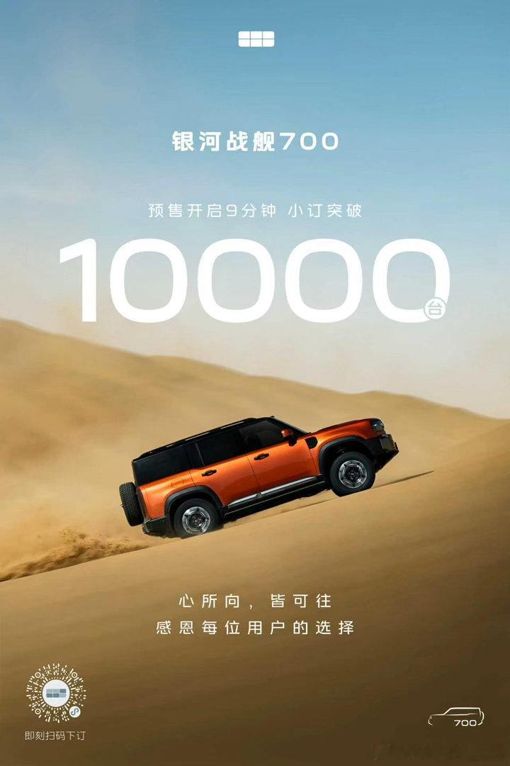 谢霆锋首个中国车代言给了银河战舰700！这车真挺吸睛的，很别致🤗方盒子硬派+东