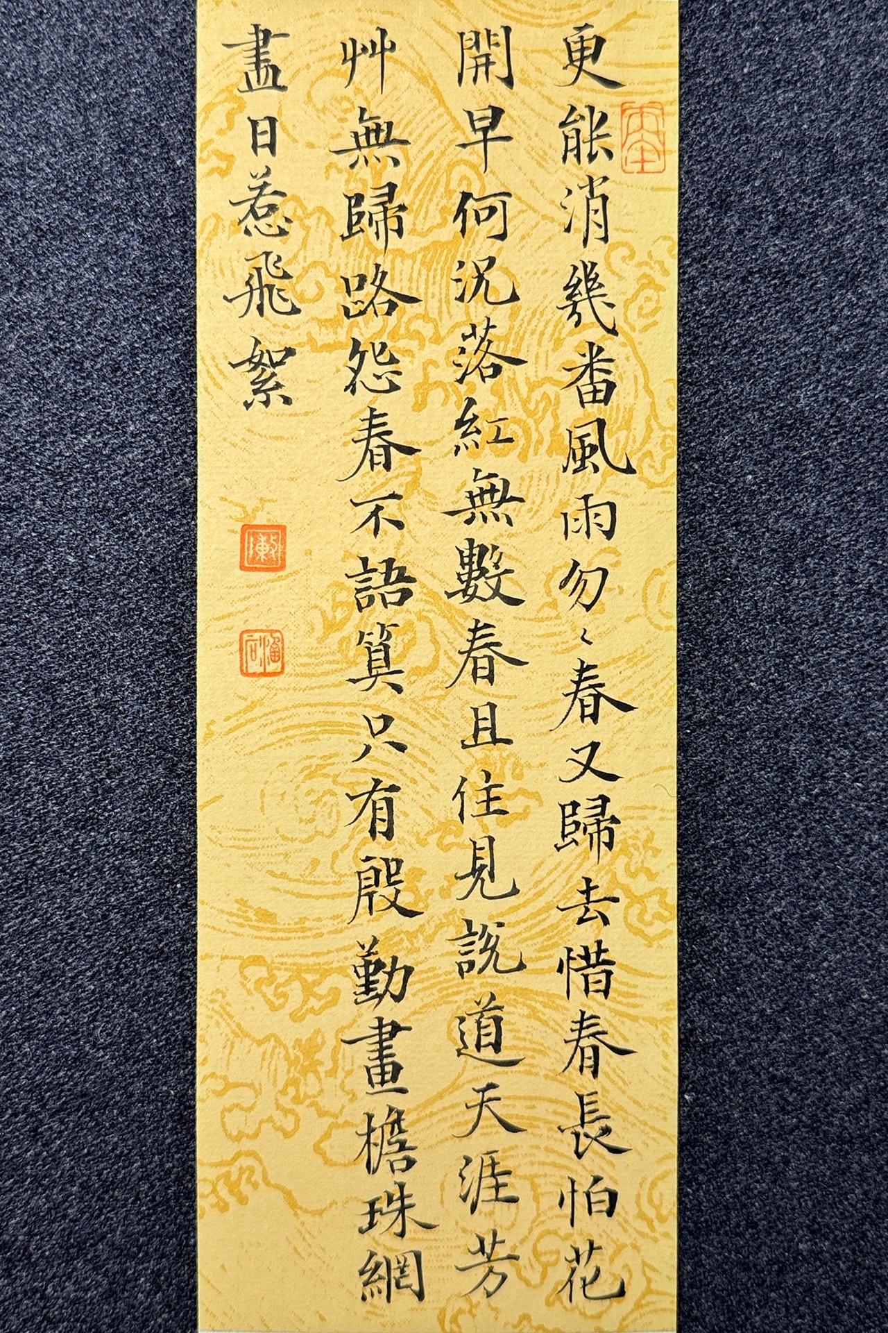 今夕社小楷，辛弃疾《摸鱼儿·暮春》静态版

笔：墨社今夕晚晴 | 纸：墨社今夕幻