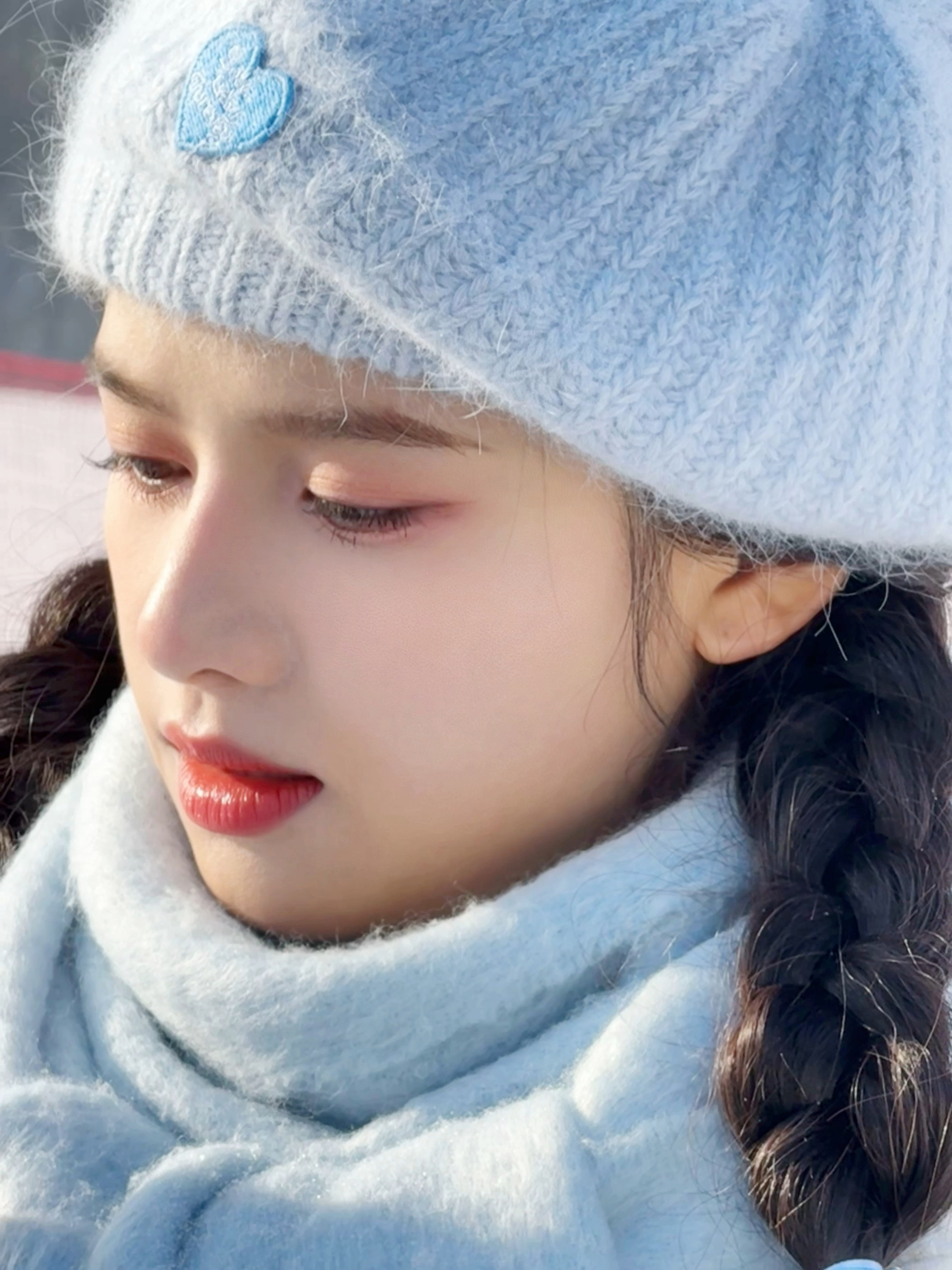 张婧仪晒雪景照，有种莫名的吸引力！ ​​​