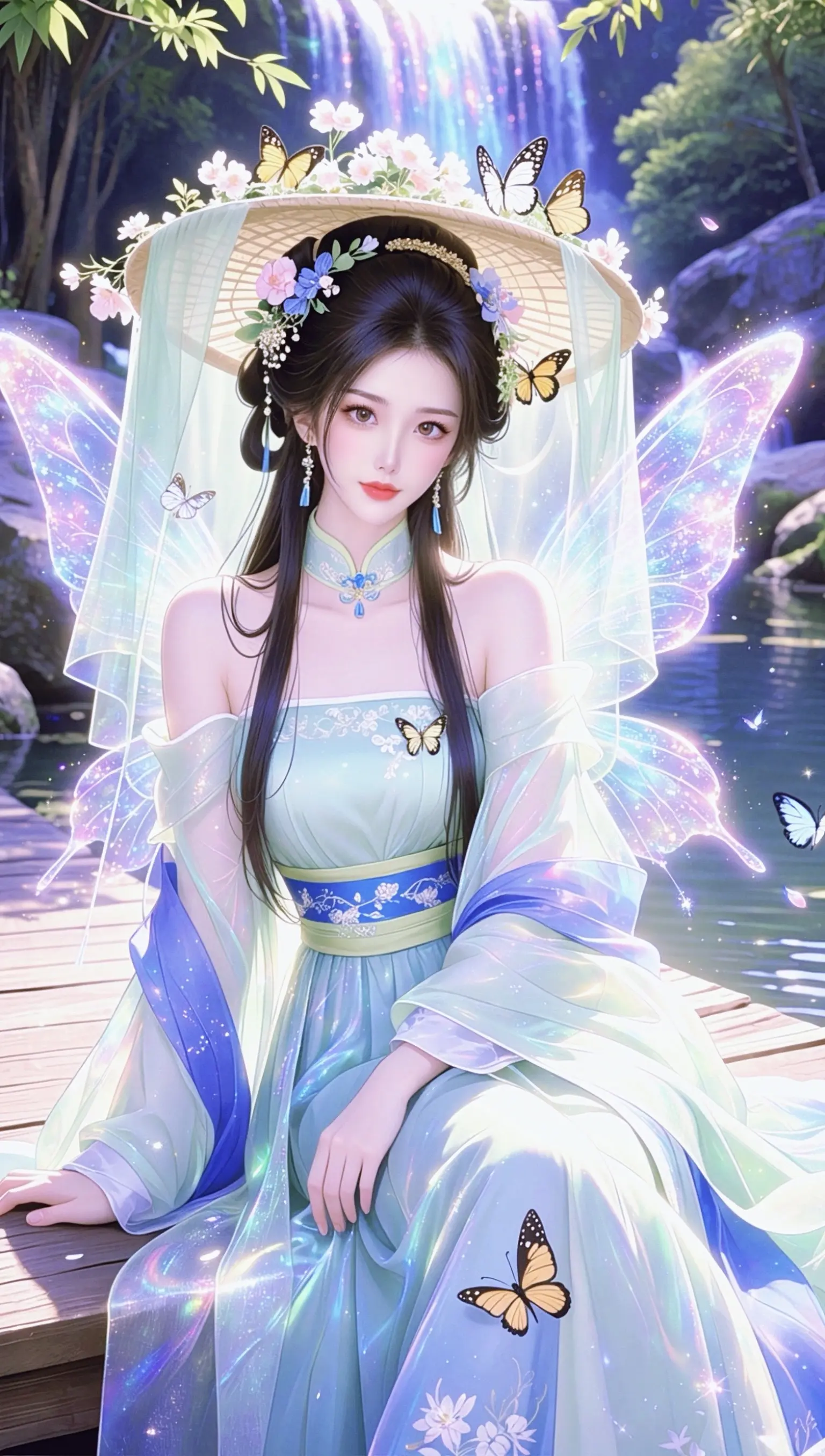 AI湖畔仙影 ai创作