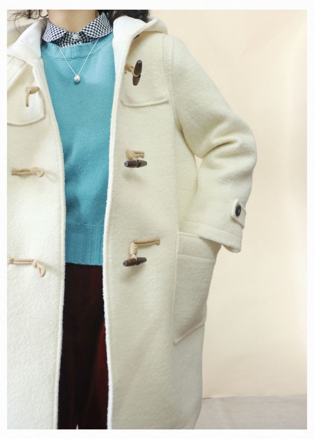 冬天穿白色纯粹高级～❄️