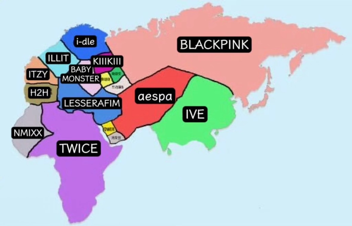 韩网热议的KPOP女团人气版图 