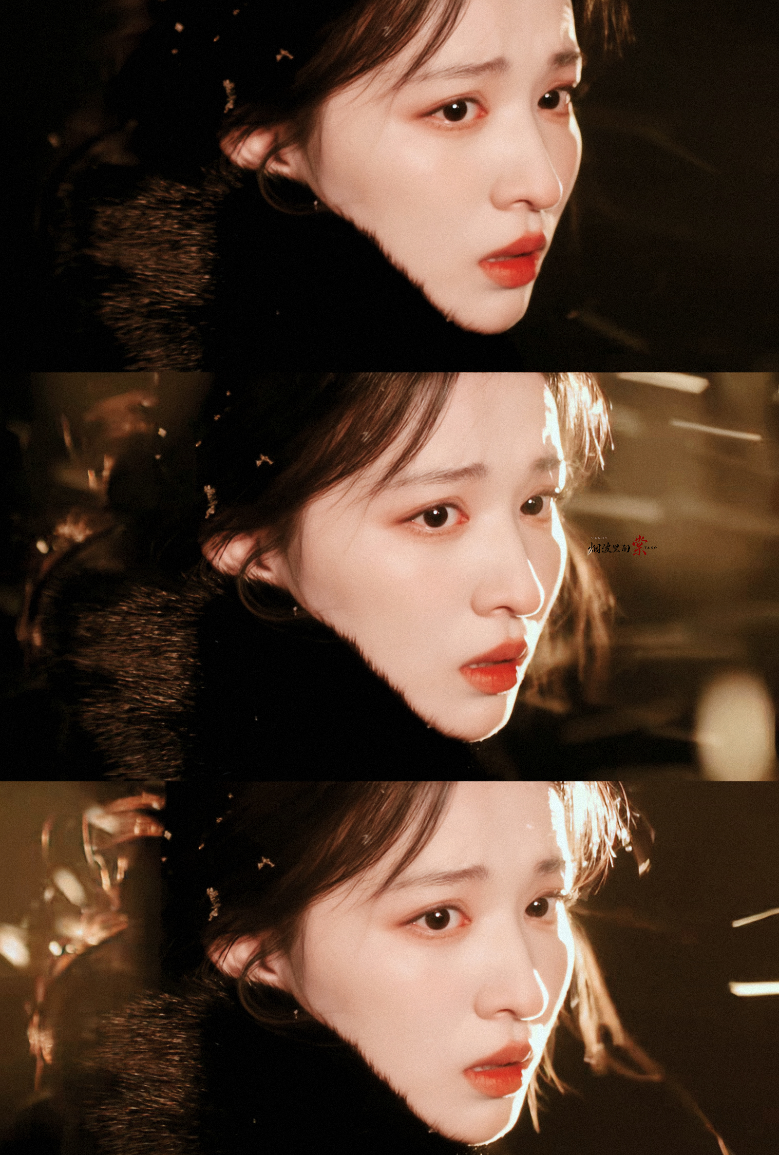 王楚然雪中这一幕以为是白夜行这一秒过火wuli🚢怎么演得这么美这么让人心疼啊！