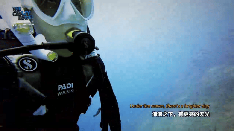 姚琛给自己拍了个慢综姚琛的半小时潜水vlog 姚琛疯游世界潜水篇终于更新了！半小