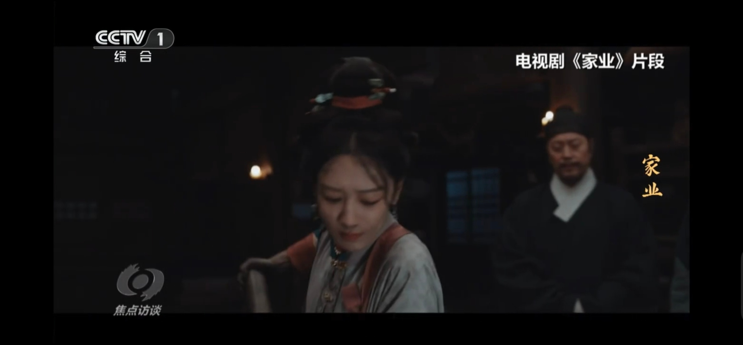 杨紫家业登焦点访谈 