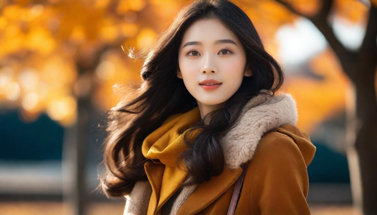 秋风轻起，拂过心田，
带来丝丝凉意。
看那天高云淡，
一片湛蓝，如洗过的梦幻。