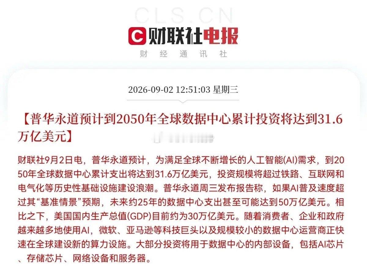突发利好！大科技又迎来了利好            超级利好！  普华永道重磅预