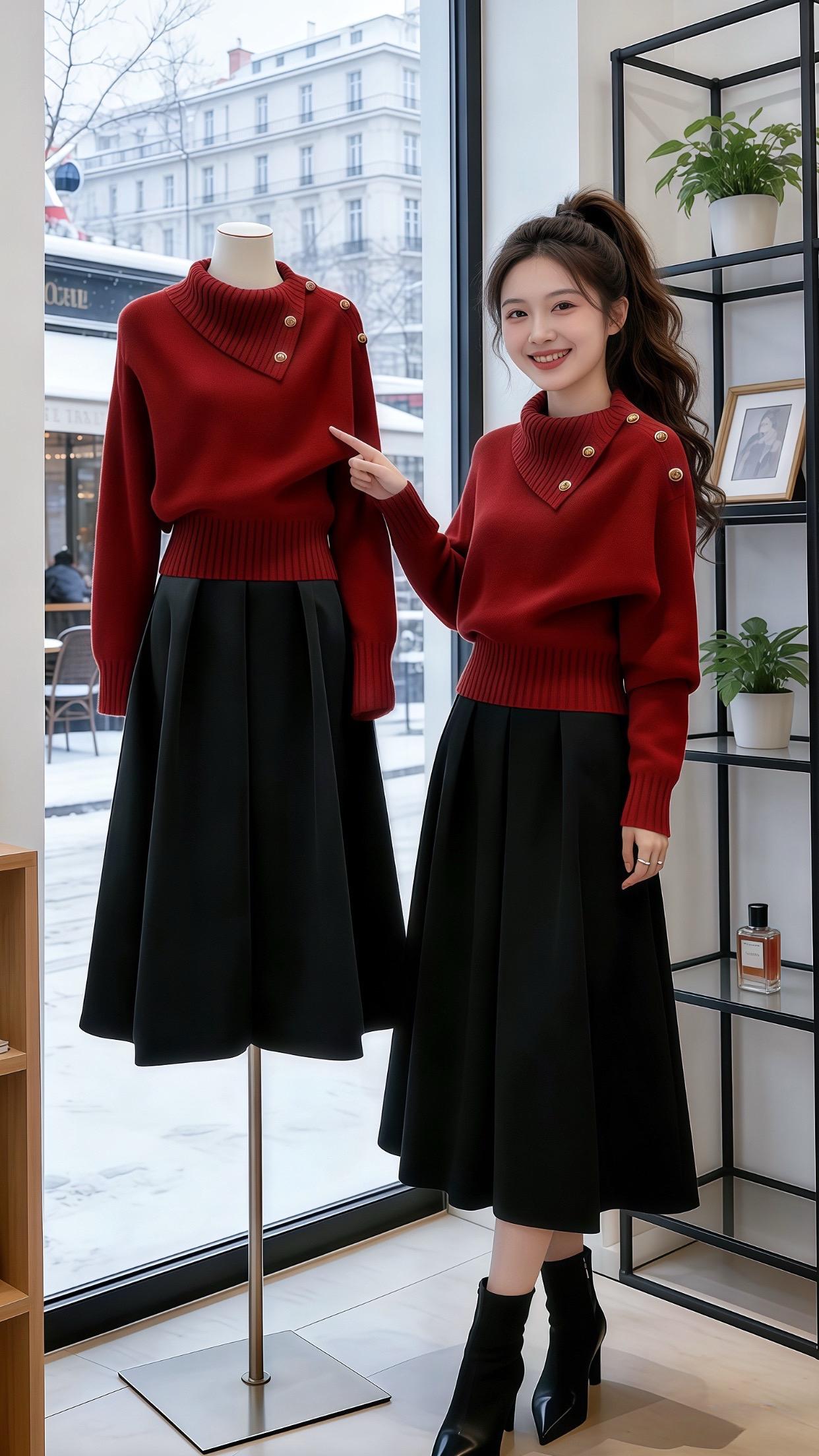 新年穿搭 开启我的2026穿搭第一弹 秋冬韩系氛围感穿搭冬日气质穿搭还...