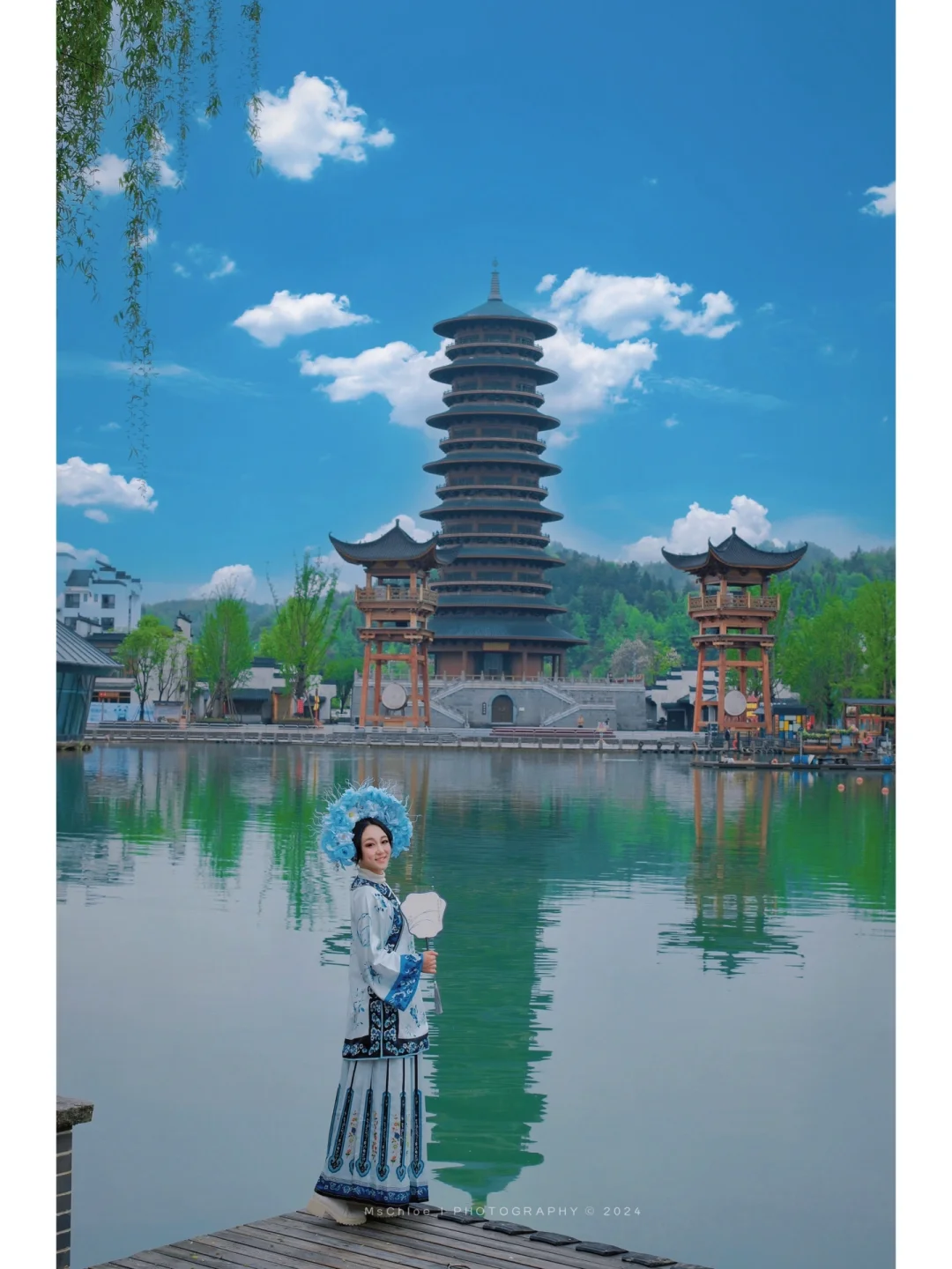 谁说婺女洲只有夜景⁉️白天一样穿越般迷人‼️