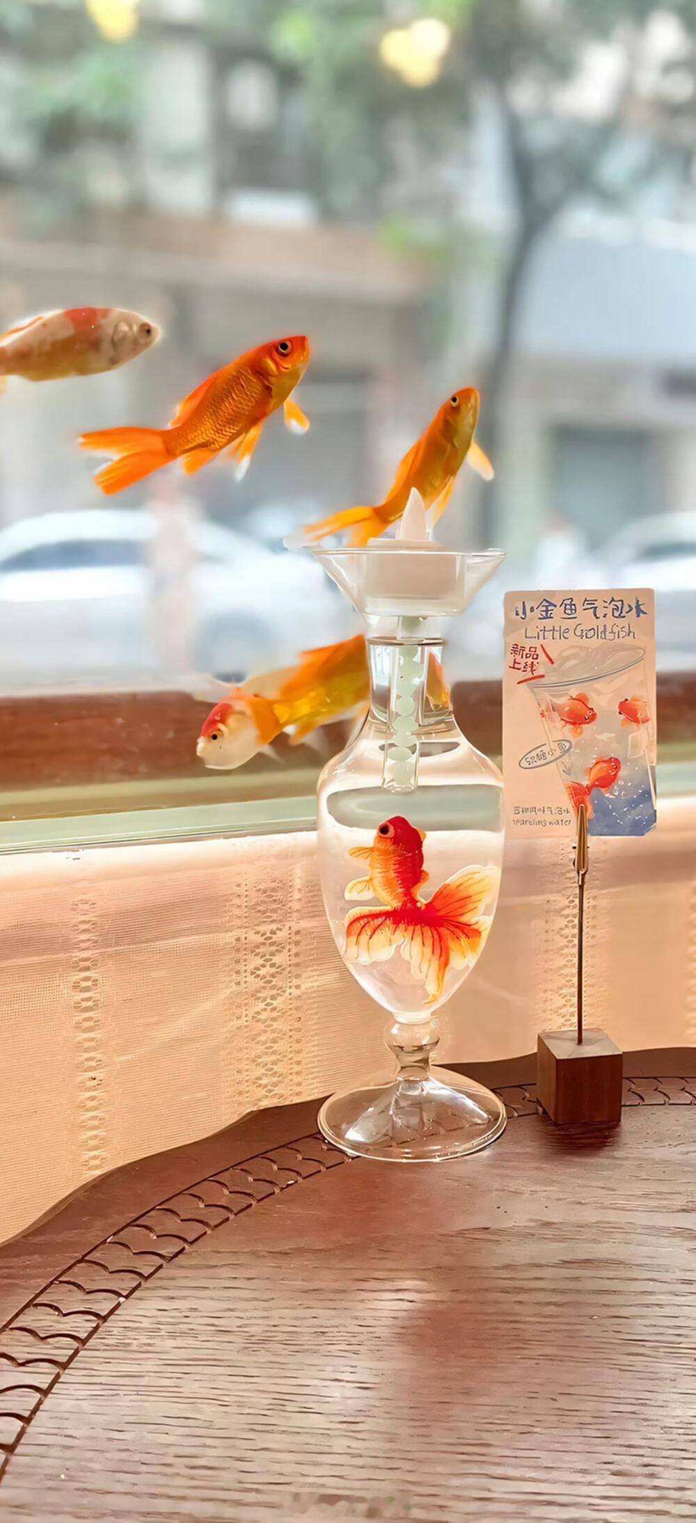 金鱼游走了，从此以后，他路过的每一片海域，风里都藏着她的告白。——今様《游鱼的夏