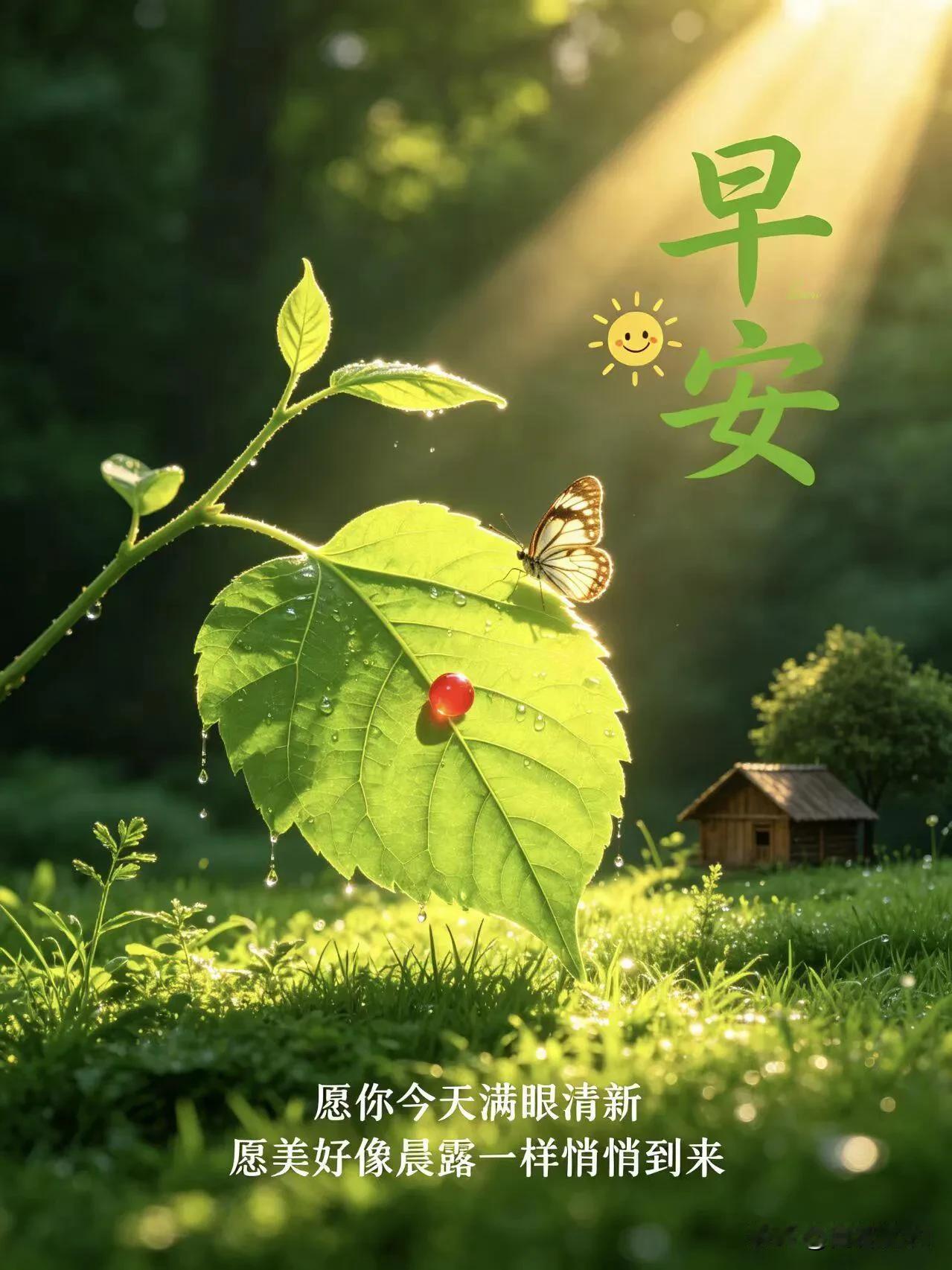 迎着晨光漫步，看淡世事匆忙，愿所有辛劳都有温柔回响，新的一天安好顺遂。