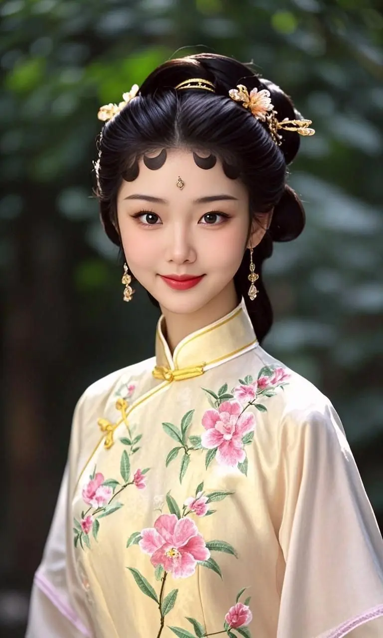 AI黄衫佳人
