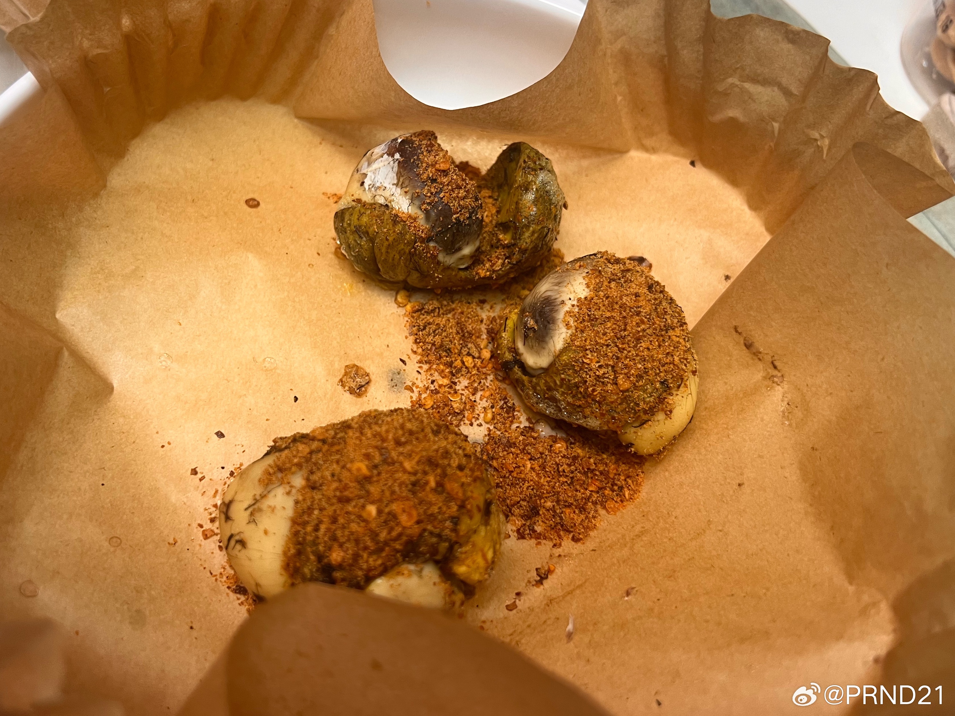 空气炸锅烤毛蛋真的好香啊…… 北京