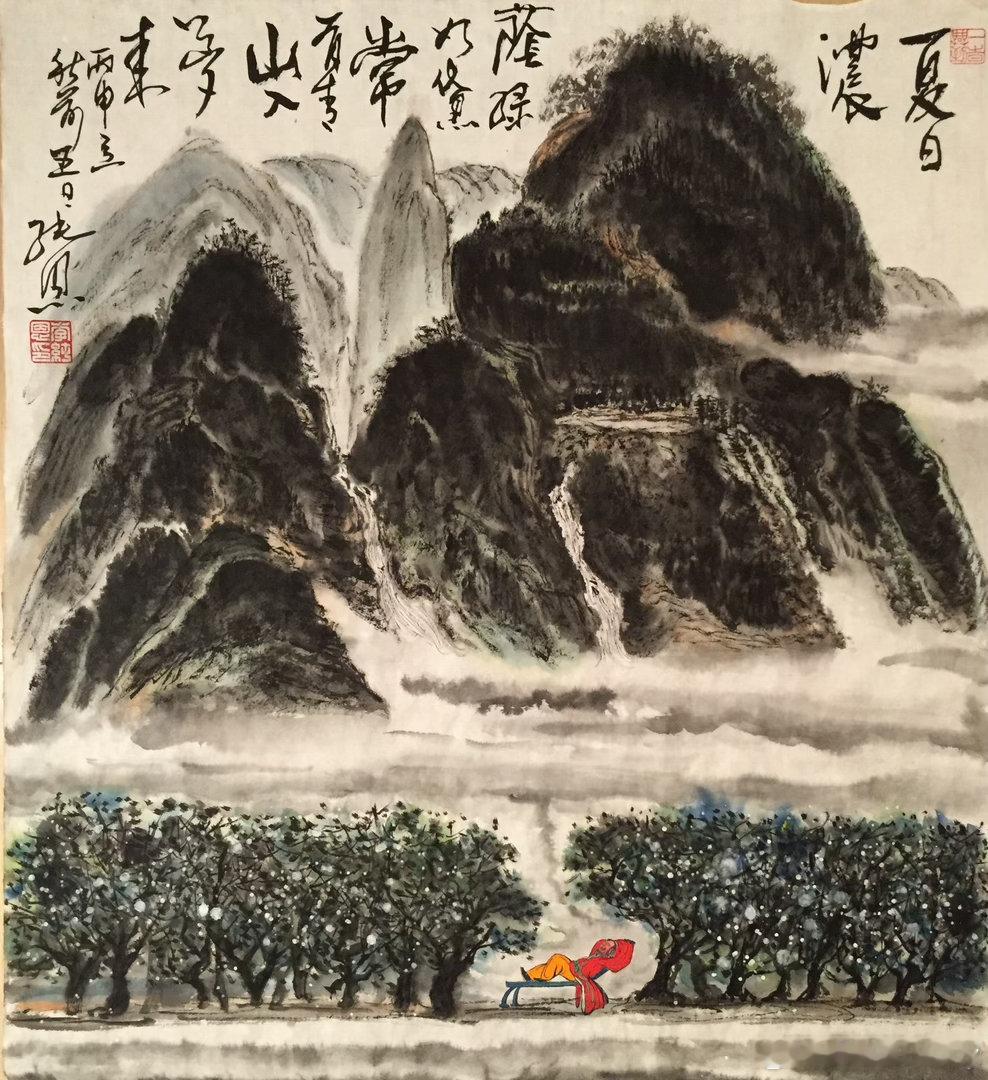 夏日濃蔭綠如黛，常有青山入夢來😊 