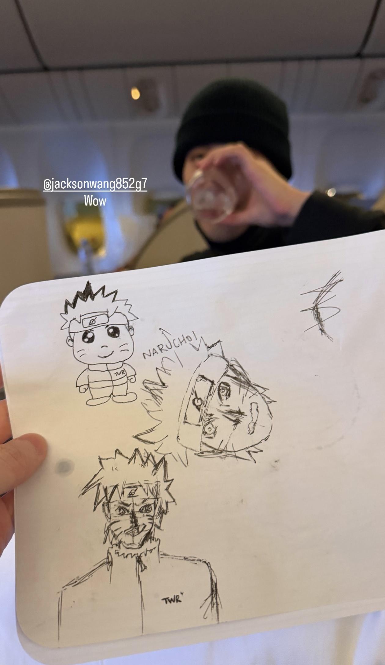 王嘉尔你真的好会画画😲。