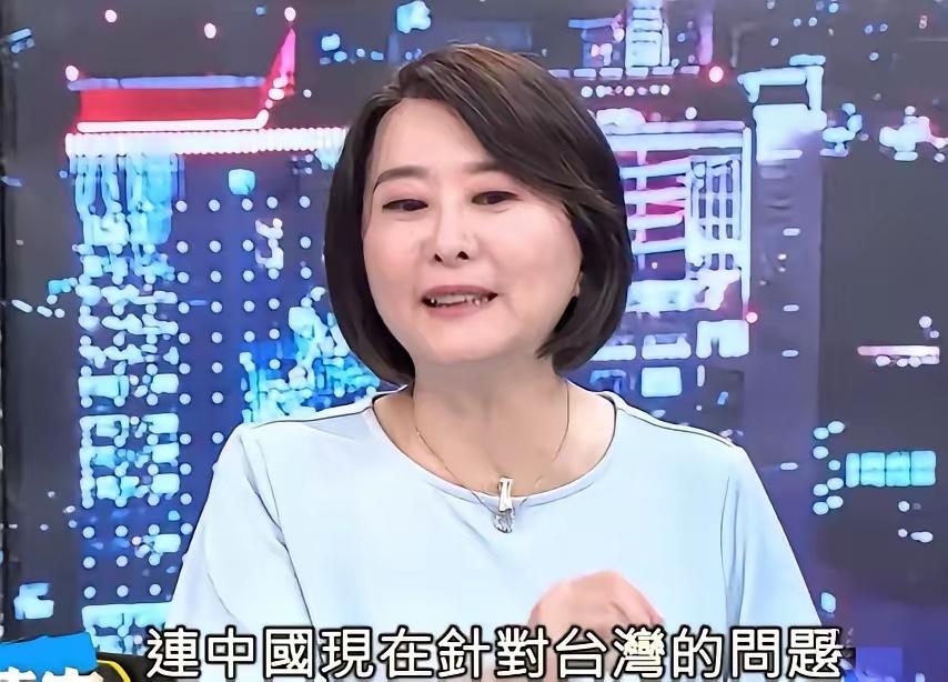 台湾地区民意代表王鸿薇7月2日晚在节目里谈及大陆时，全程一口一个"中国"指代大陆