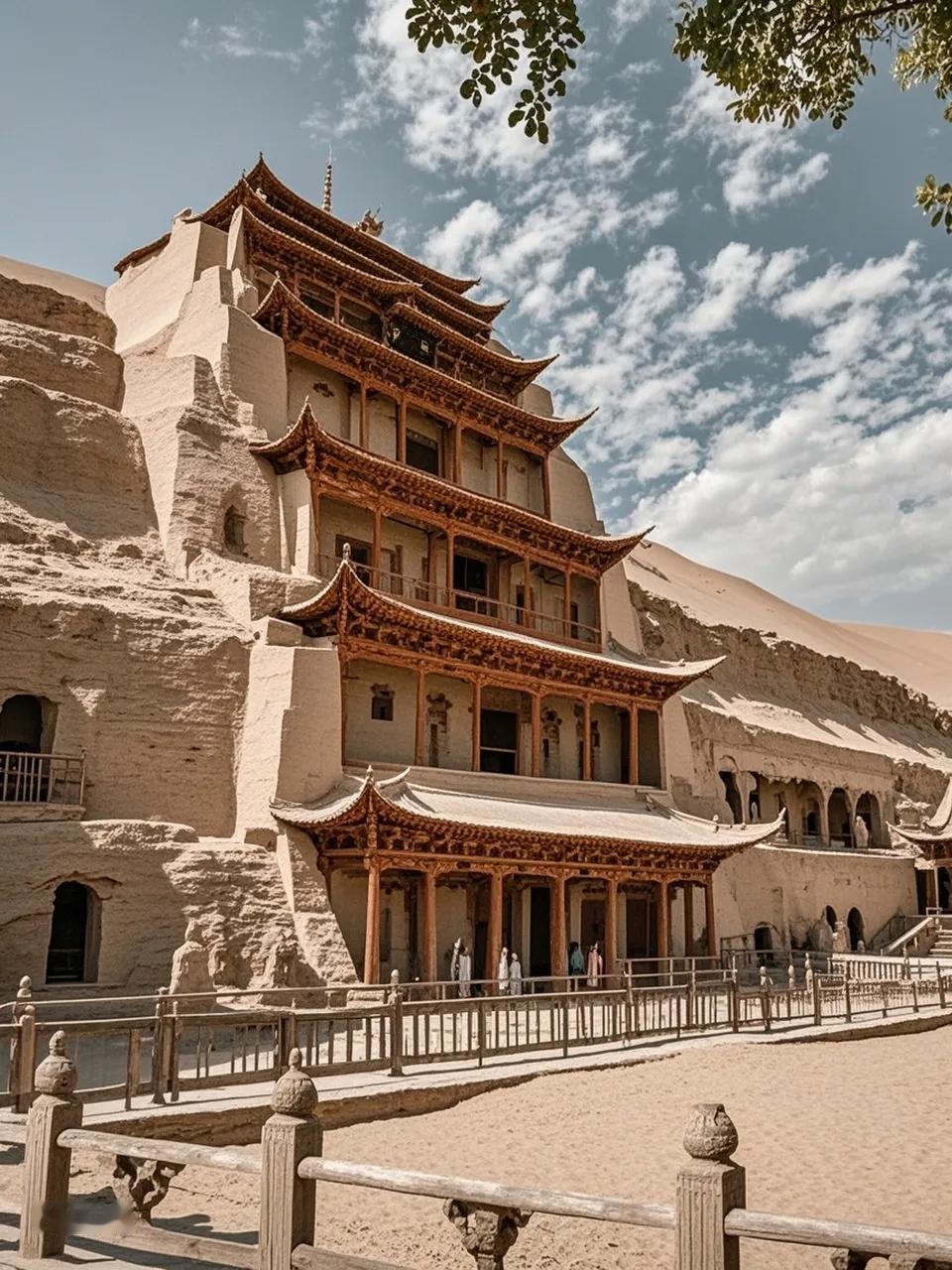 敦煌莫高窟排全国十大AAAAA景区第一，居然没有一个人反对，看样子是实至名归，毋