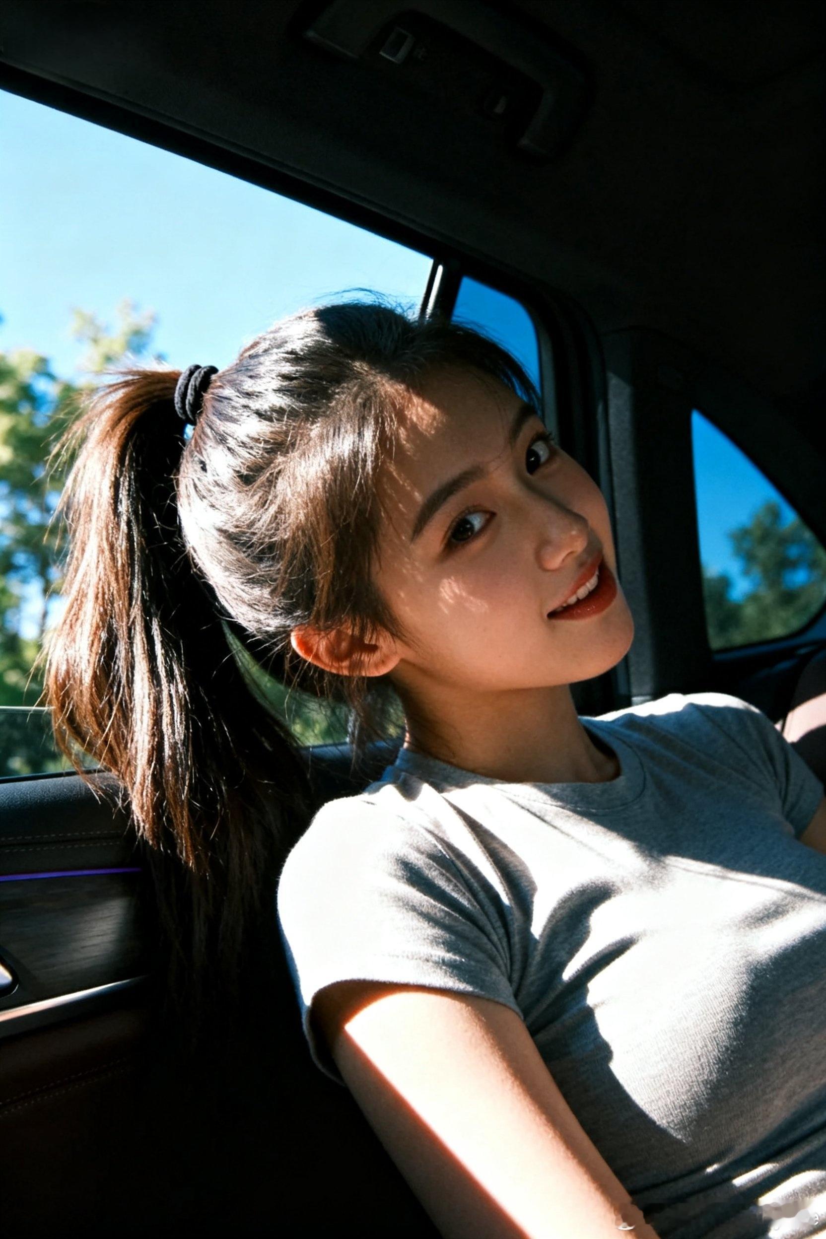 高马尾好看吗？当然是校园小清新！他们说这叫ponytail， 不叫 pigtai