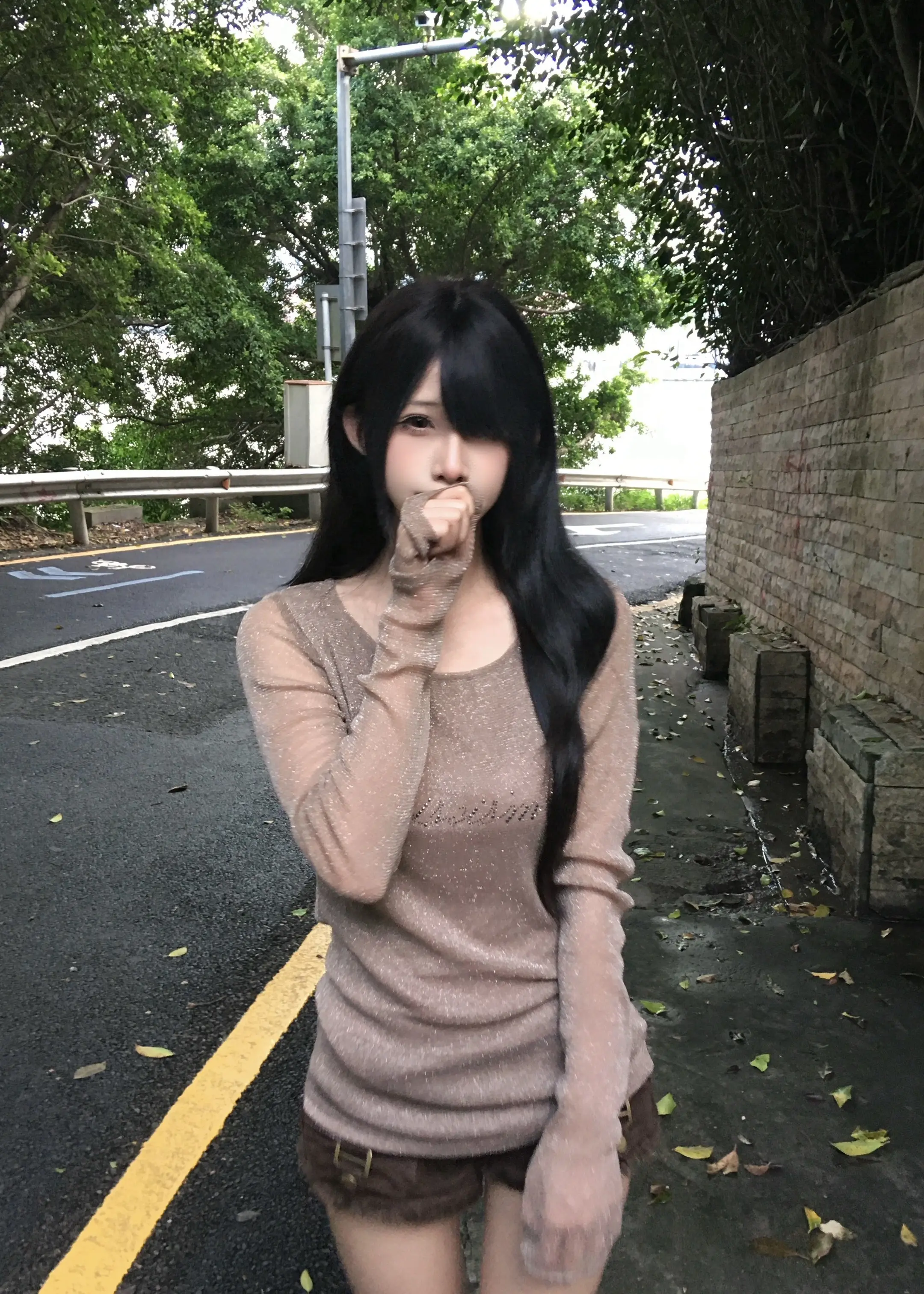 雨后 马路 和你